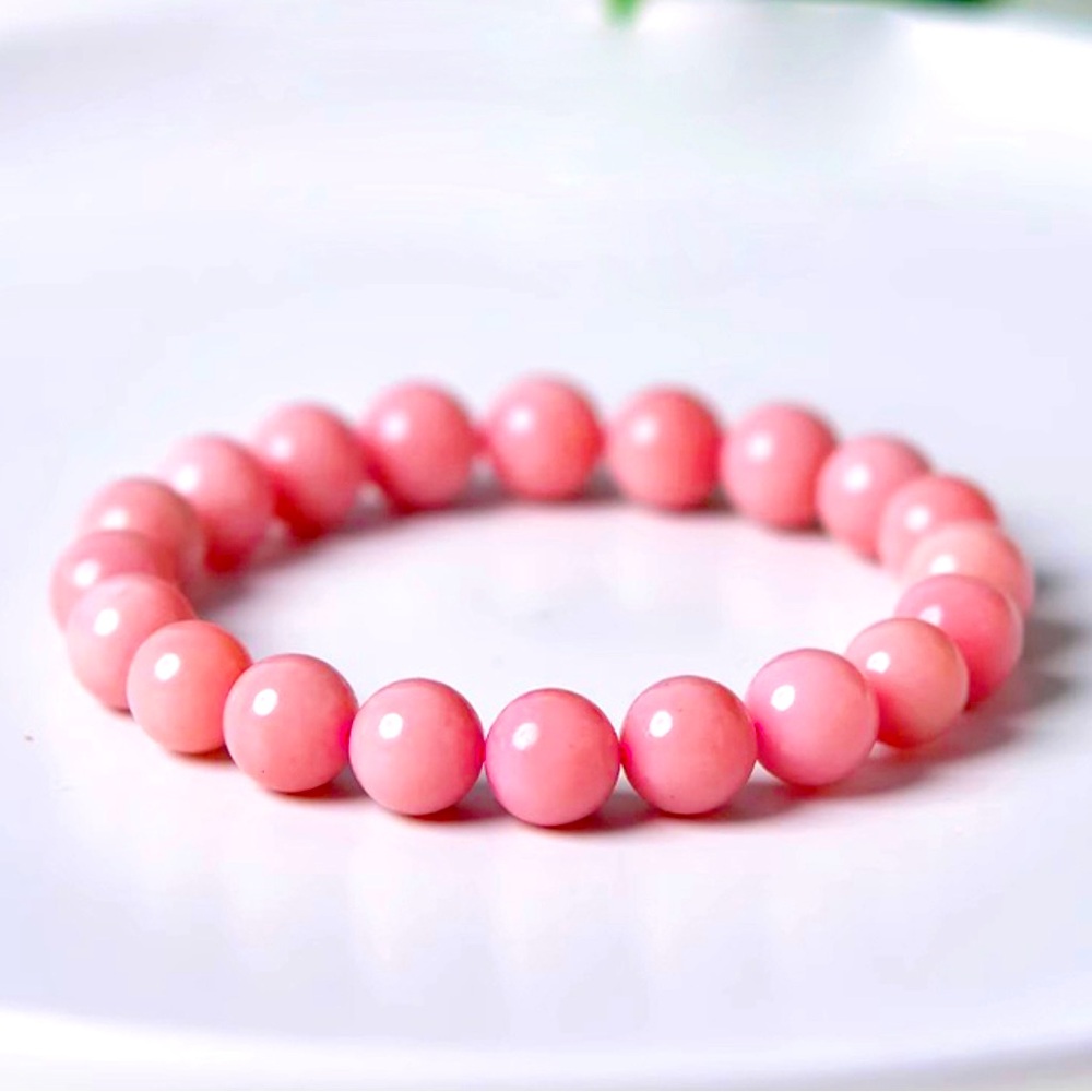 🆕New Pink Jade 8mm Healing Gemstone Bracelet